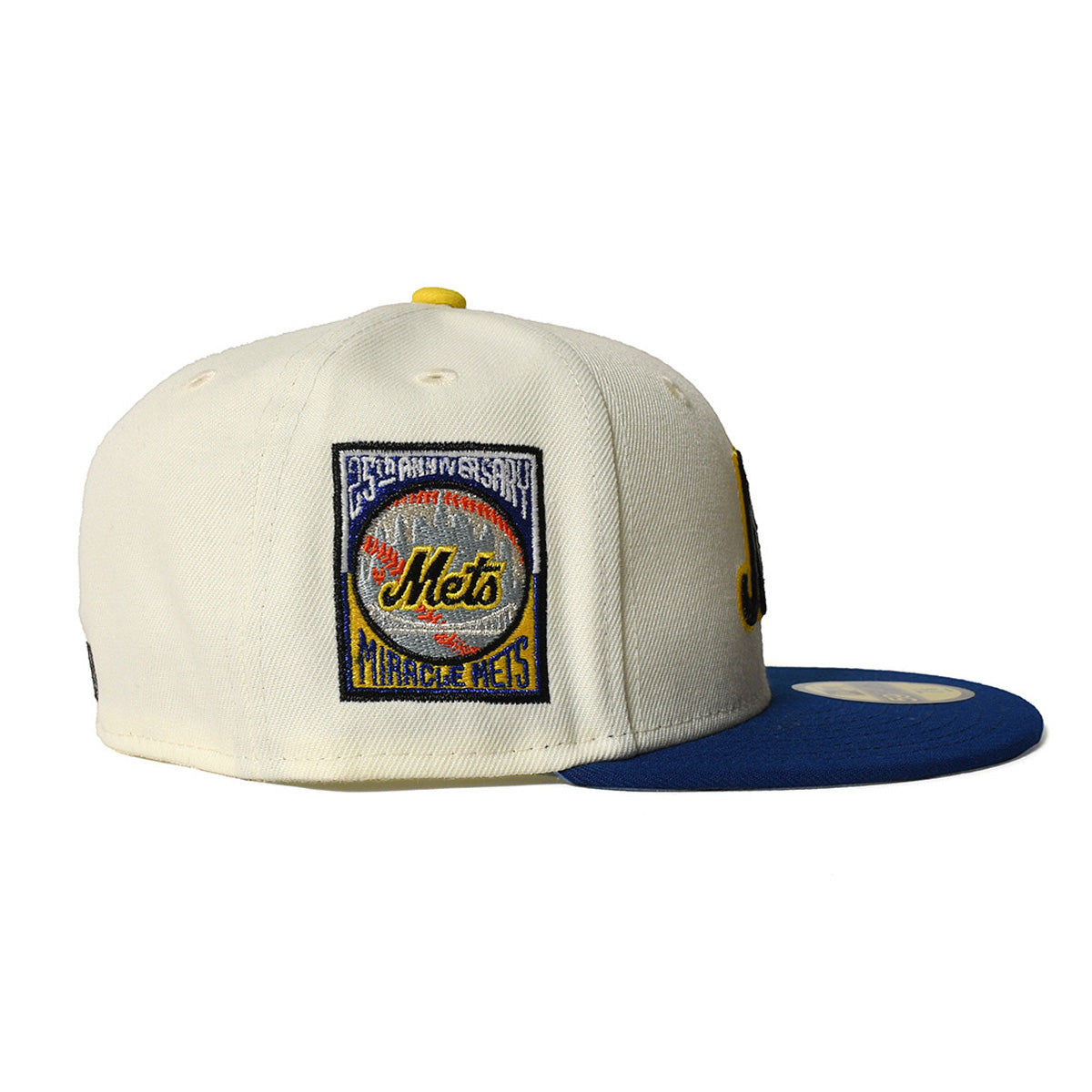NEW ERA 紐約大都會隊 - 59FIFTY 25TH ANV 鉻/淺皇家色