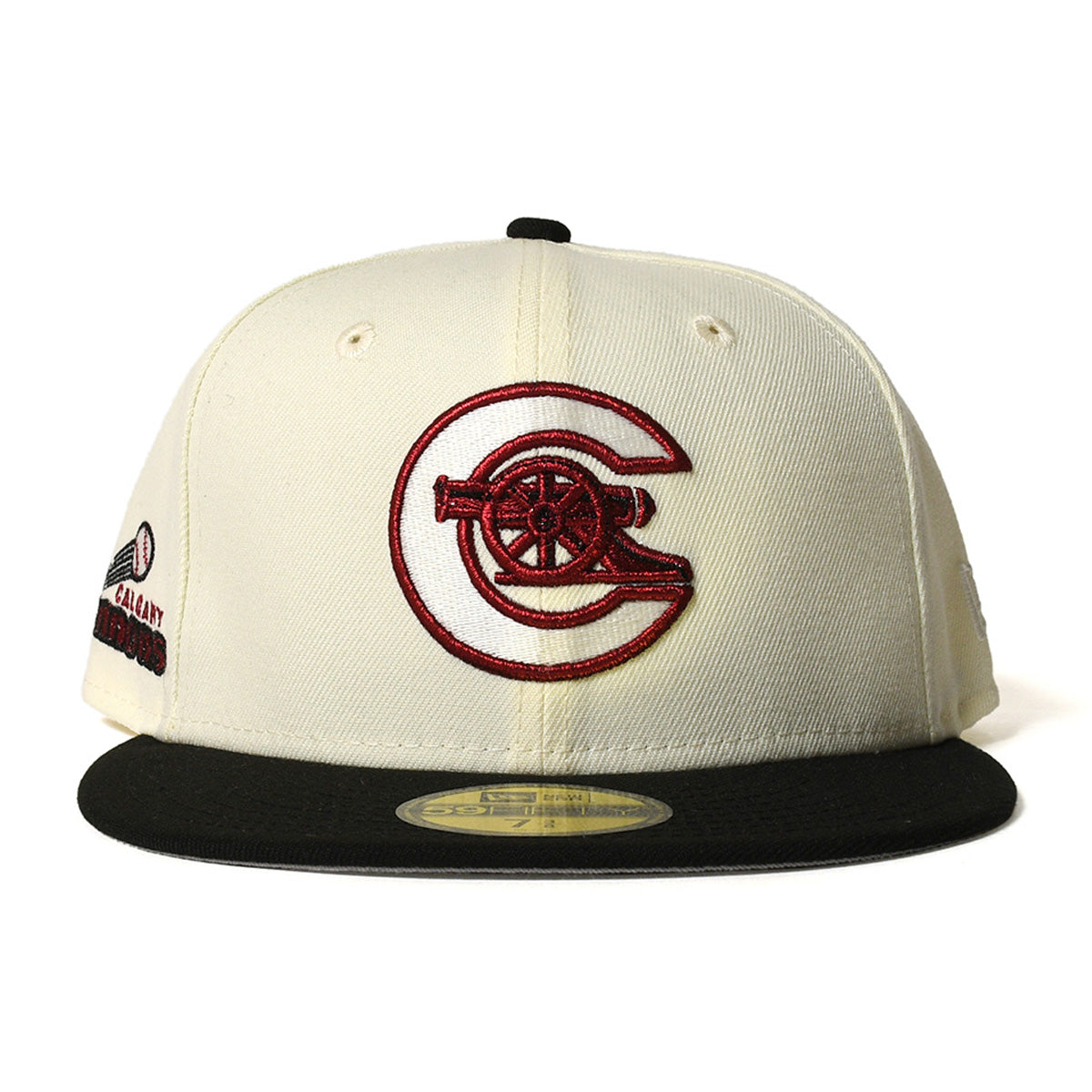 NEW ERA 卡加利大砲 - 59FIFTY CHROME/黑色