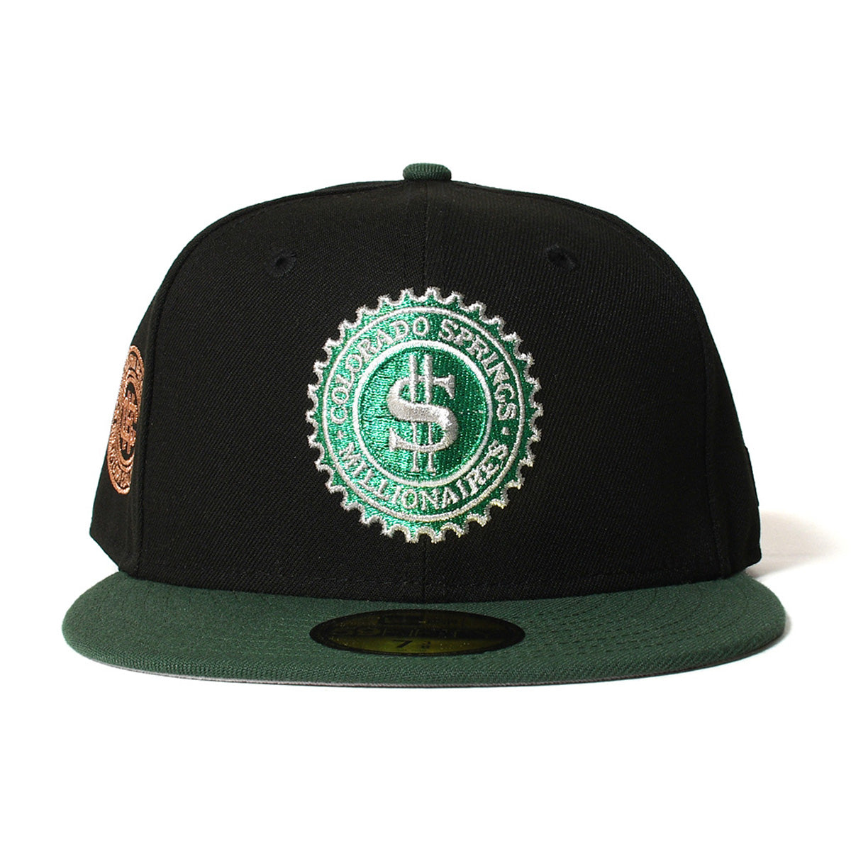 NEW ERA Colorado Springs Millionaires - 59FIFTY BLACK/M PINE GREEN