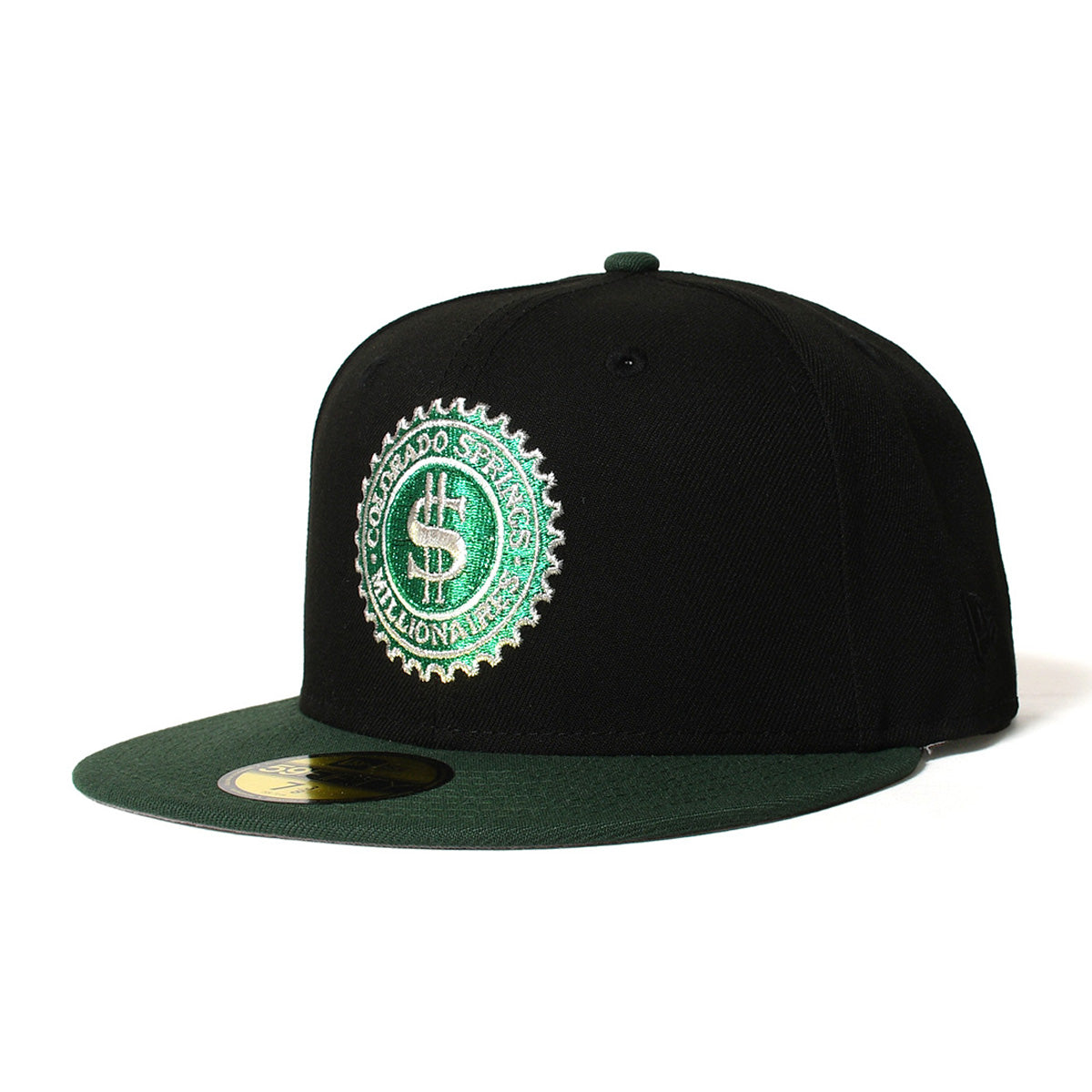 NEW ERA Colorado Springs Millionaires - 59FIFTY BLACK/M PINE GREEN