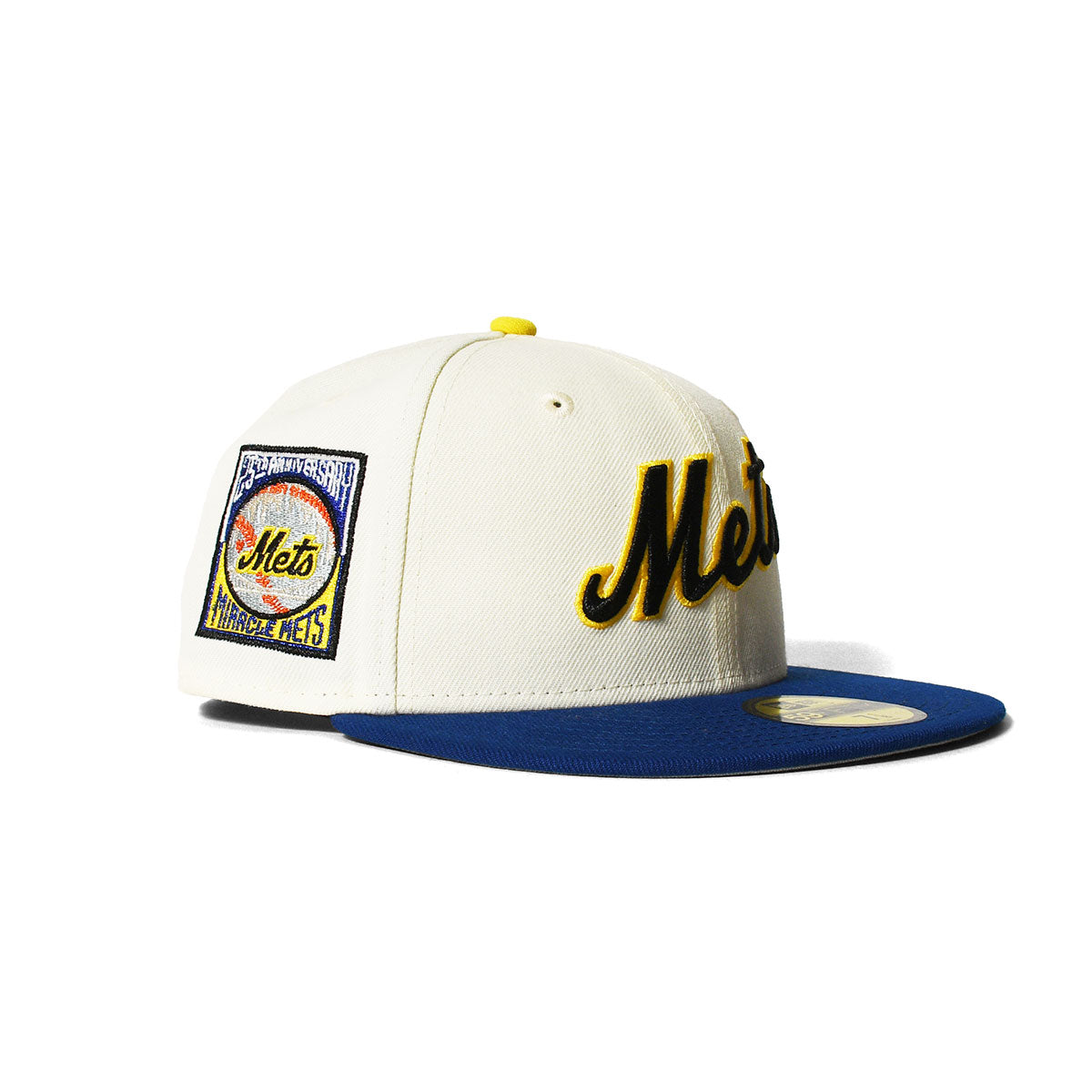 NEW ERA 紐約大都會隊 - 59FIFTY 25TH ANV 鉻/淺皇家色