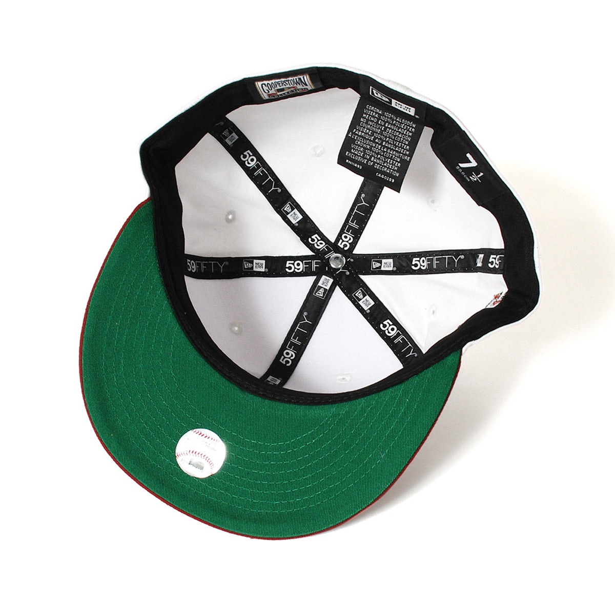 NEW ERA 紐約洋基隊 - 59FIFTY 1998 WS 白色/胭脂紅