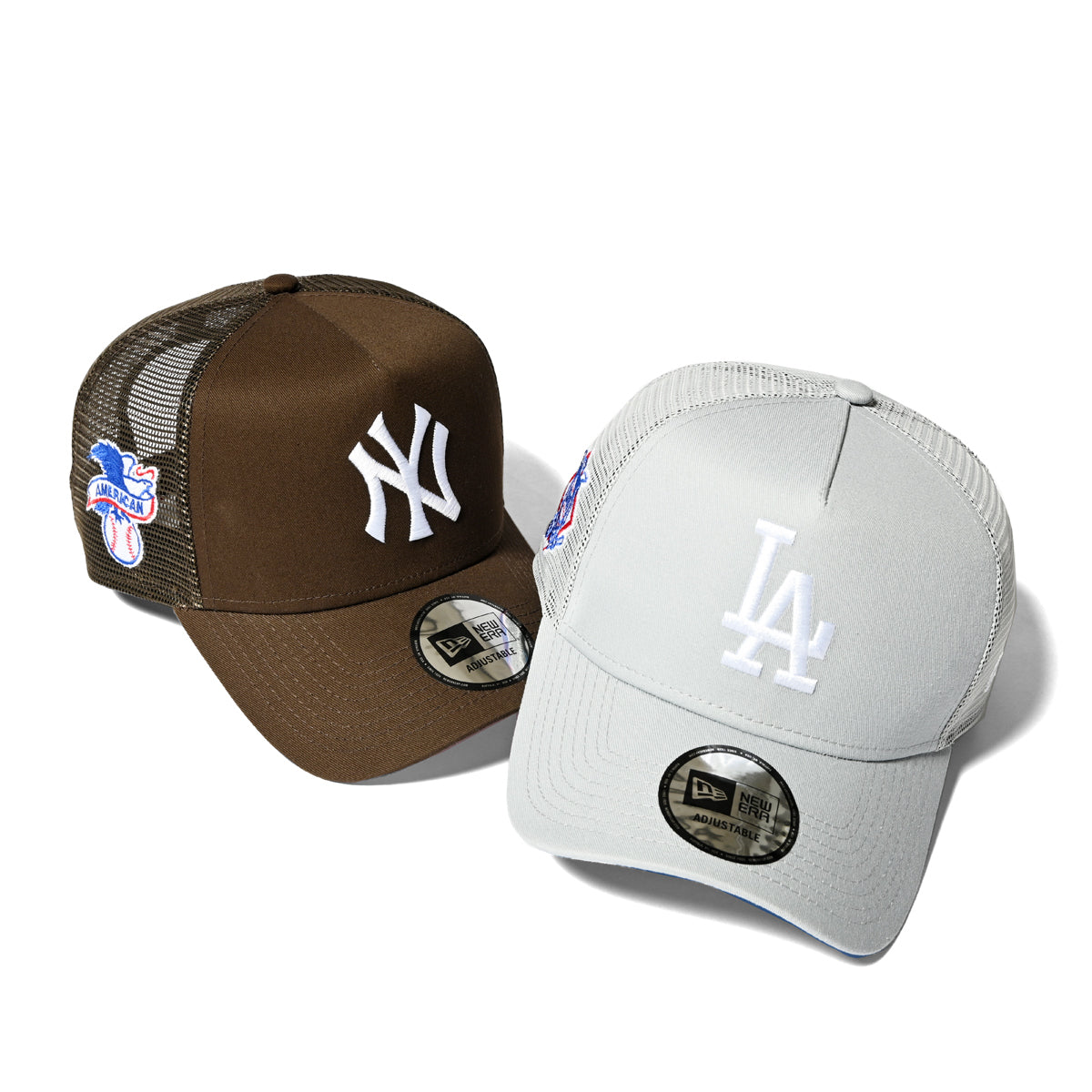 NEW ERA - NEW YORK YANKEES CO 9FORTY A-FRAME TRUCKER WALNUT 【14721105】