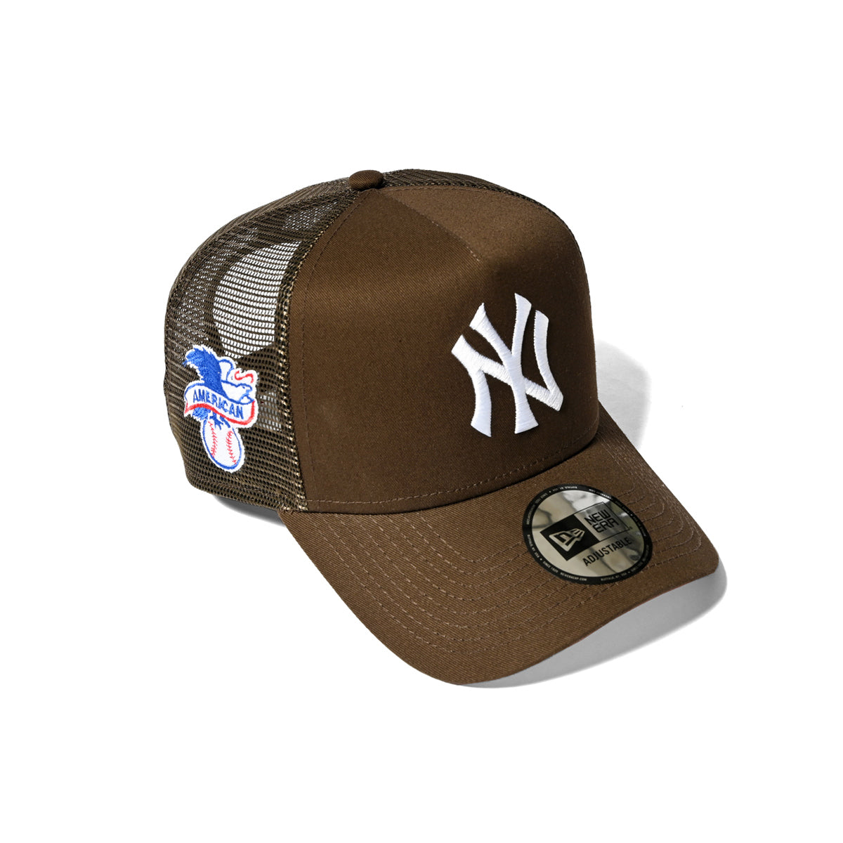 NEW ERA - NEW YORK YANKEES CO 9FORTY A-FRAME TRUCKER WALNUT 【14721105】