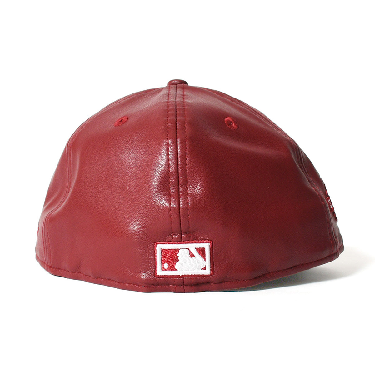 NEW ERA 紐約洋基隊 - 59FIFTY 100TH ANV PU 皮革酒紅色