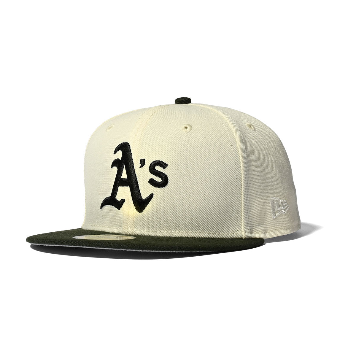 NEW ERA Oakland Athletics - 50th ANV 59FIFTY CHROME/MILITARY GREEN【70756778】