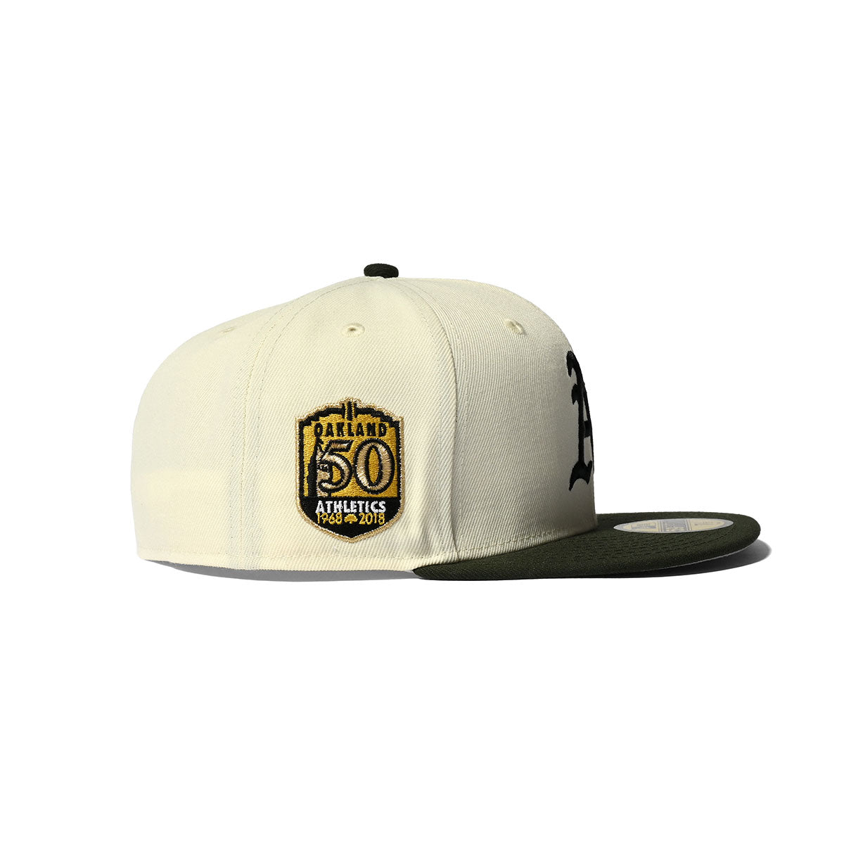 NEW ERA Oakland Athletics - 50th ANV 59FIFTY CHROME/MILITARY GREEN【70756778】