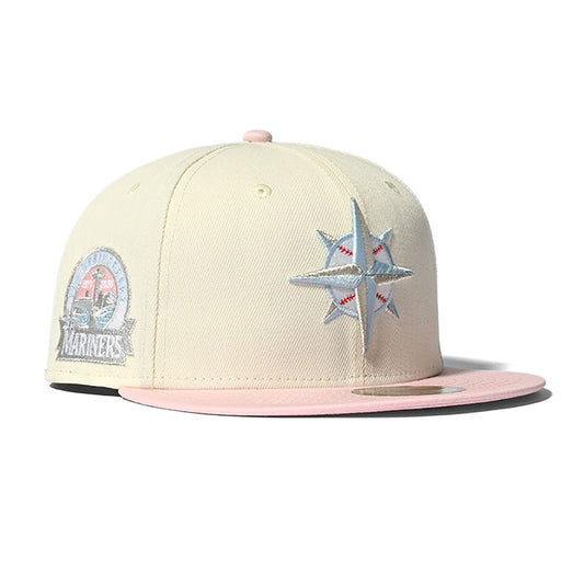 NEW ERA Seattle Mariners - 30th ANV 59FIFTY CHROME/PINK【70756783】