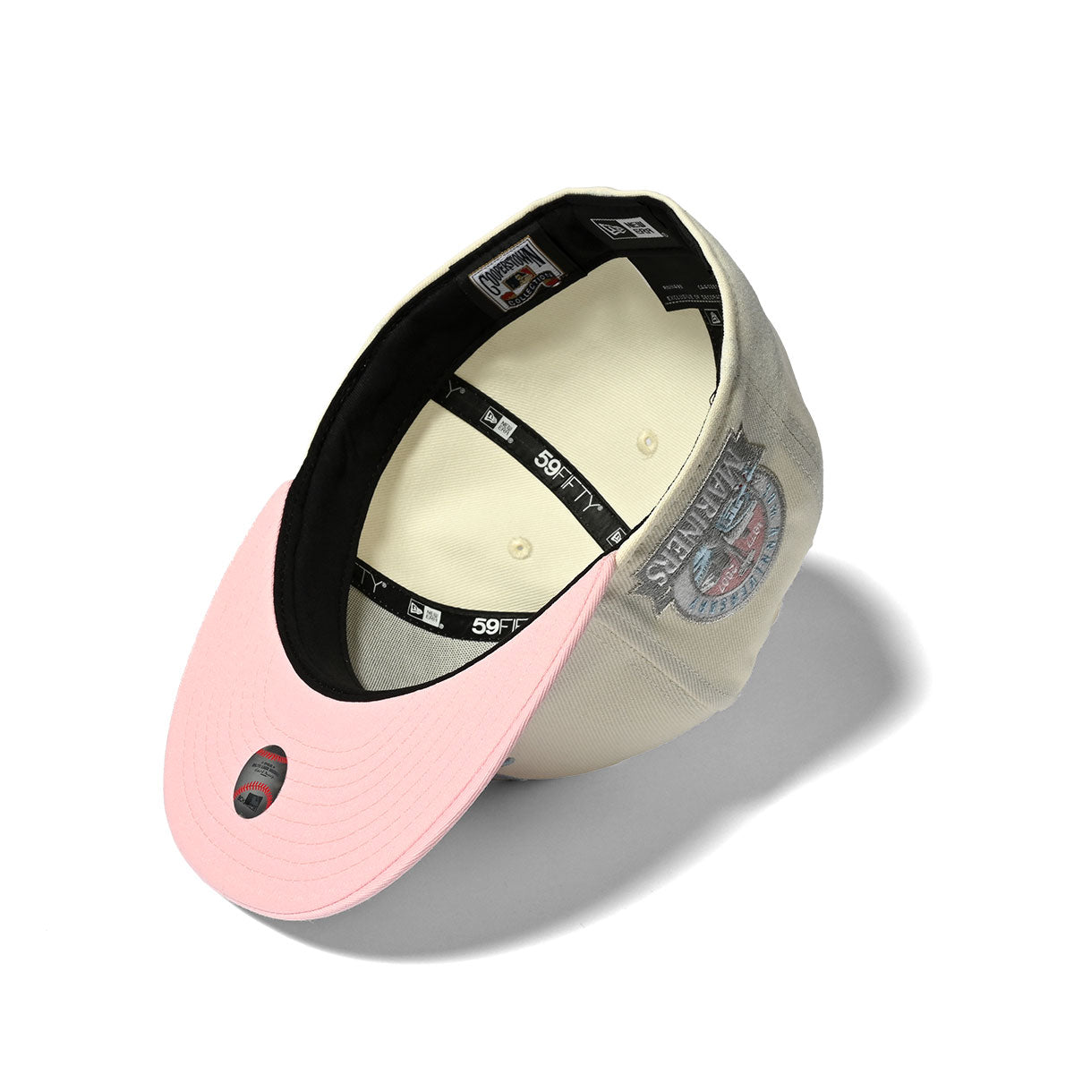 NEW ERA Seattle Mariners - 30th ANV 59FIFTY CHROME/PINK【70756783】