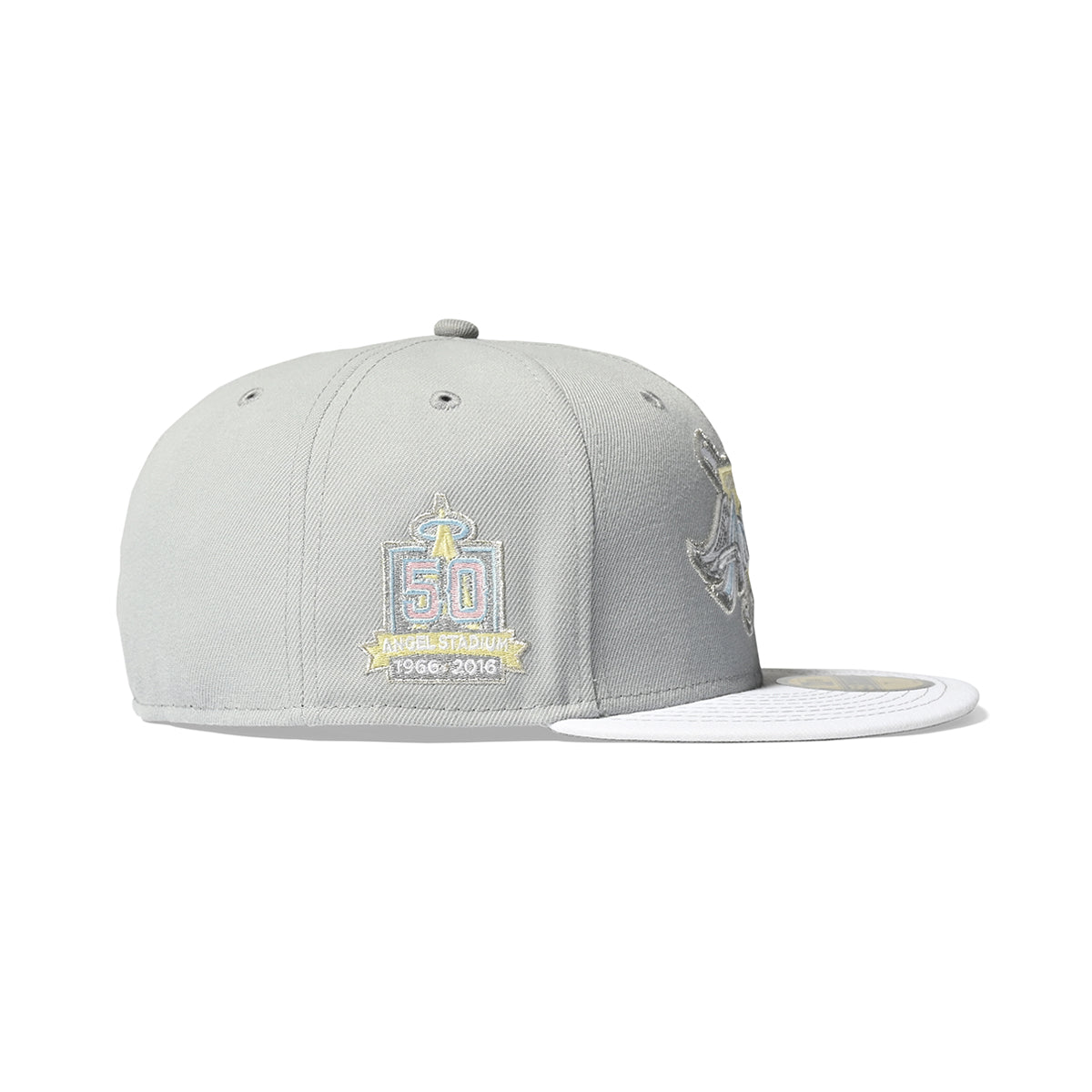 NEW ERA Anaheim Angels - 50th ANV 59FIFTY DOLPHIN GRAY/WHITE【70811961】