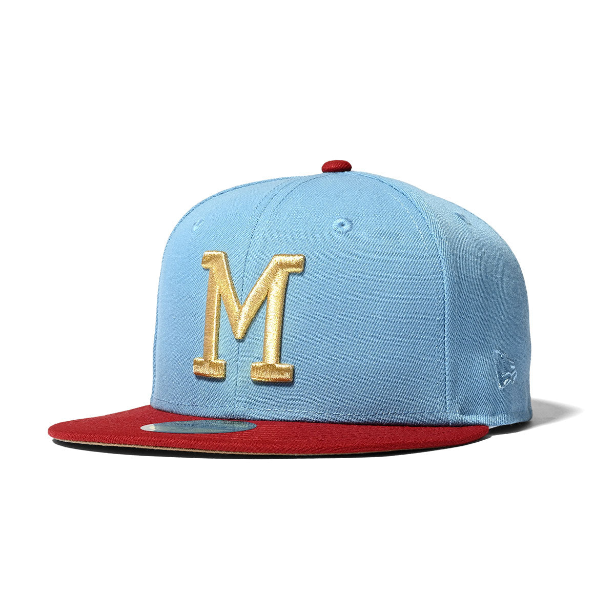 NEW ERA Milwaukee Braves - WS 1957 59FIFTY SKY BLUE/HRED【70760416】