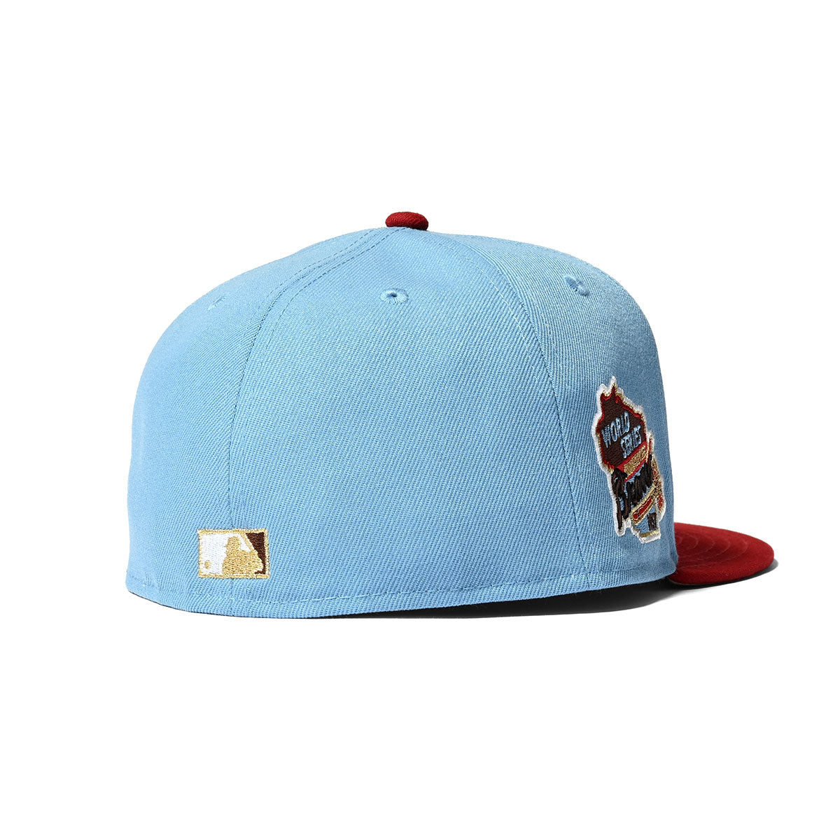 NEW ERA Milwaukee Braves - WS 1957 59FIFTY SKY BLUE/HRED【70760416】