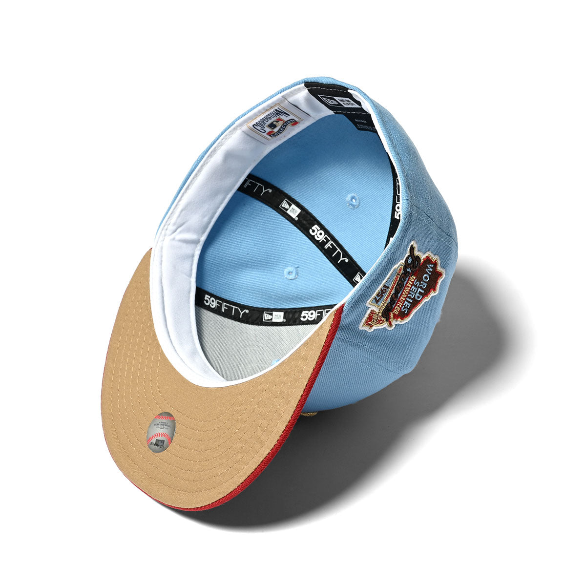 NEW ERA Milwaukee Braves - WS 1957 59FIFTY SKY BLUE/HRED【70760416】