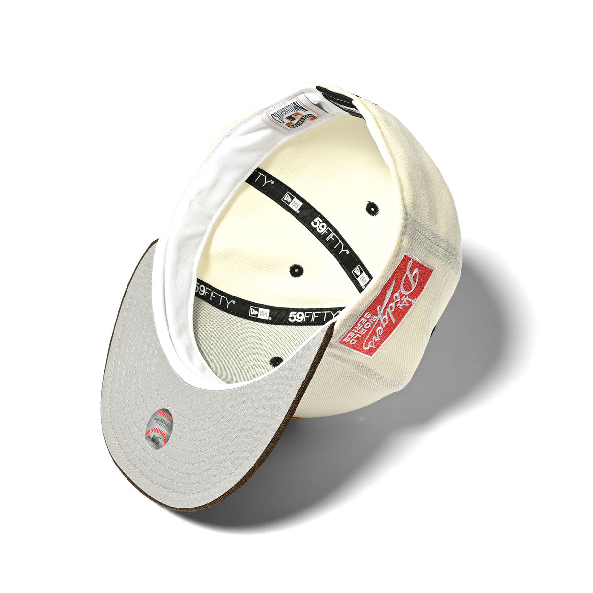 NEW ERA Los Angeles Dodgers - WORLD SERIES 59FIFTY CHROME/WALNUT【70760415】
