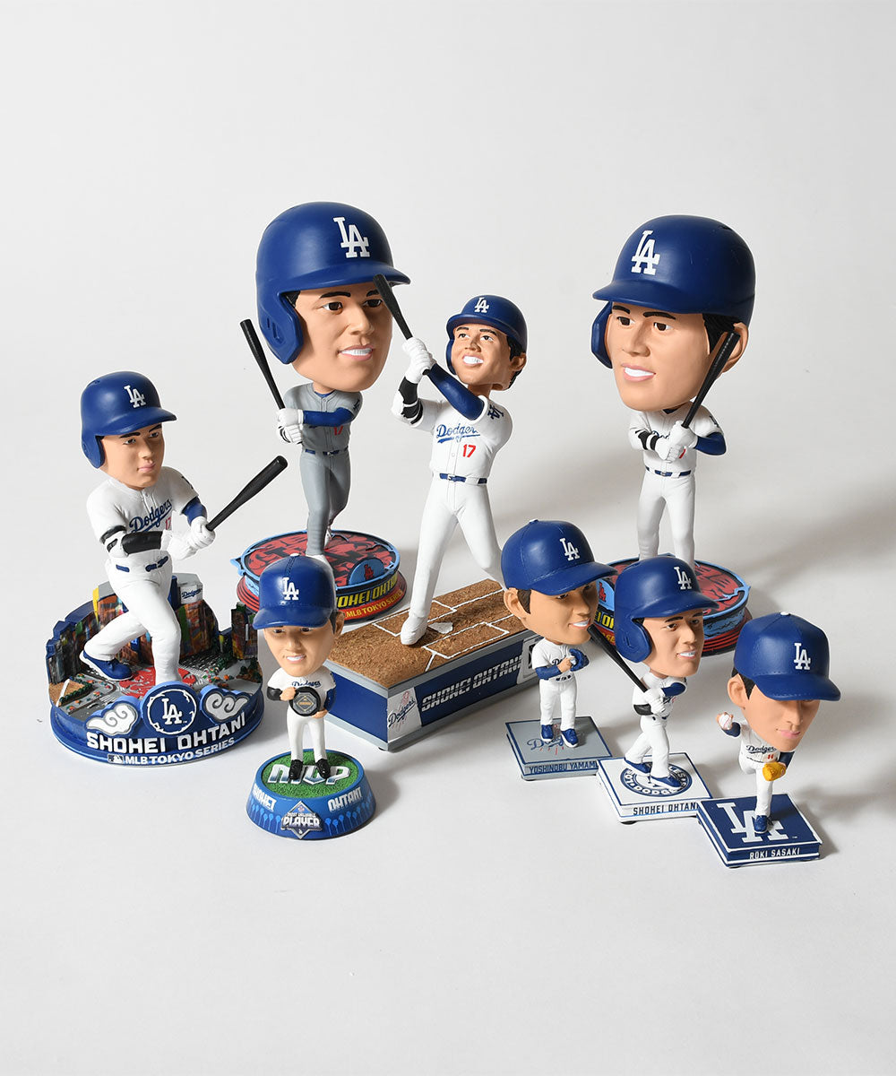 FOCO - OHTANI/SASAKI/YAMAMOTO LA DODGERS SMU 3 PACK MINI BIGHEAD BOBBLE SET【BHMBSMUBG3PKMNLDSORS】