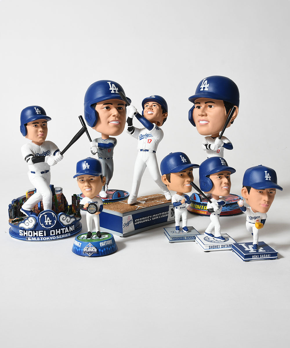 FOCO - OHTANI/SASAKI/YAMAMOTO LA DODGERS SMU 3 PACK MINI BIGHEAD BOBBLE SET【BHMBSMUBG3PKMNLDSORS】
