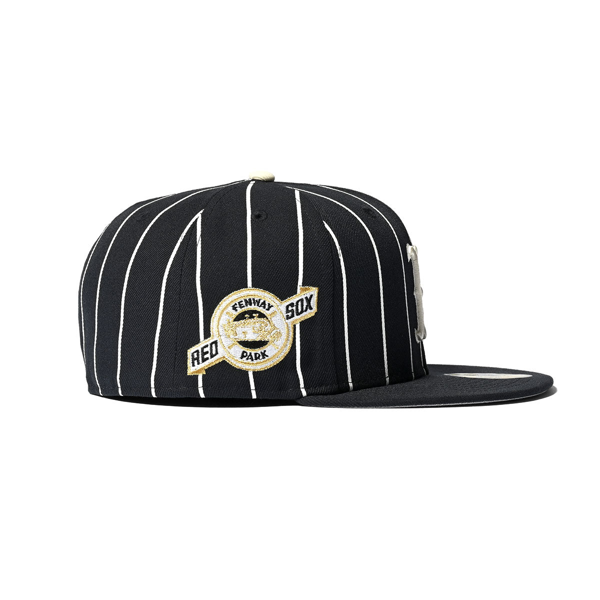NEW ERA BOSTON RED SOX FENWAY PARK 59FIFTY NAVY×WHITE PINSTRIPE【13783837】