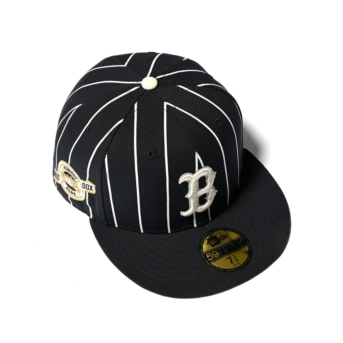 NEW ERA BOSTON RED SOX FENWAY PARK 59FIFTY NAVY×WHITE PINSTRIPE【13783837】