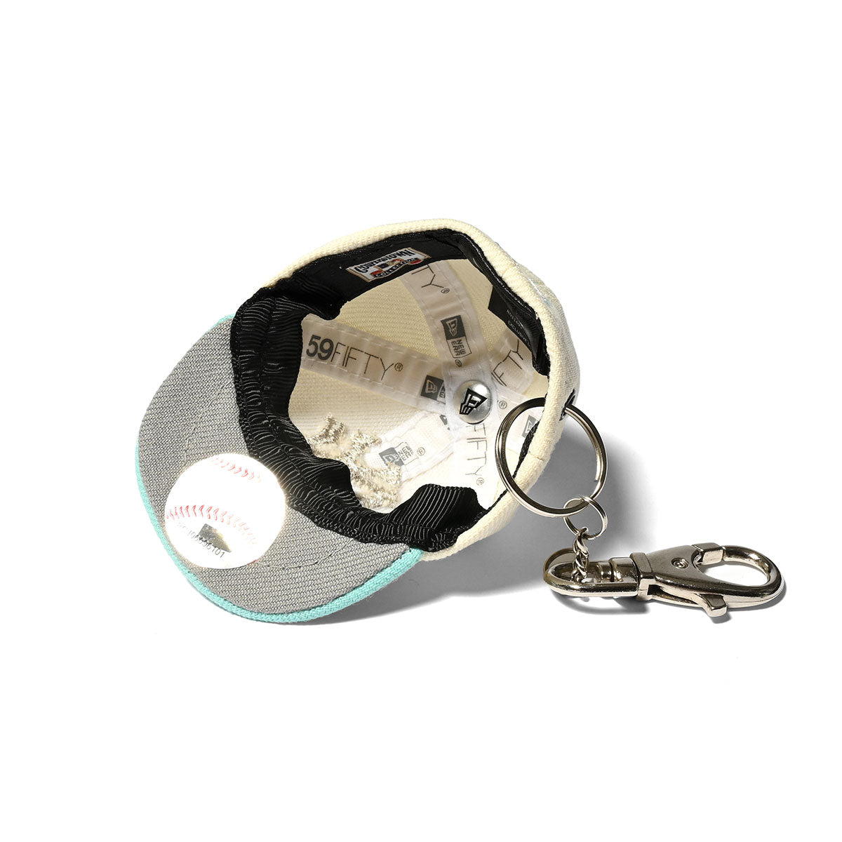 NEW ERA NEW YORK YANKEES CAP KEYHOLDER CHROME WHT×BLUE TINT【13783820】
