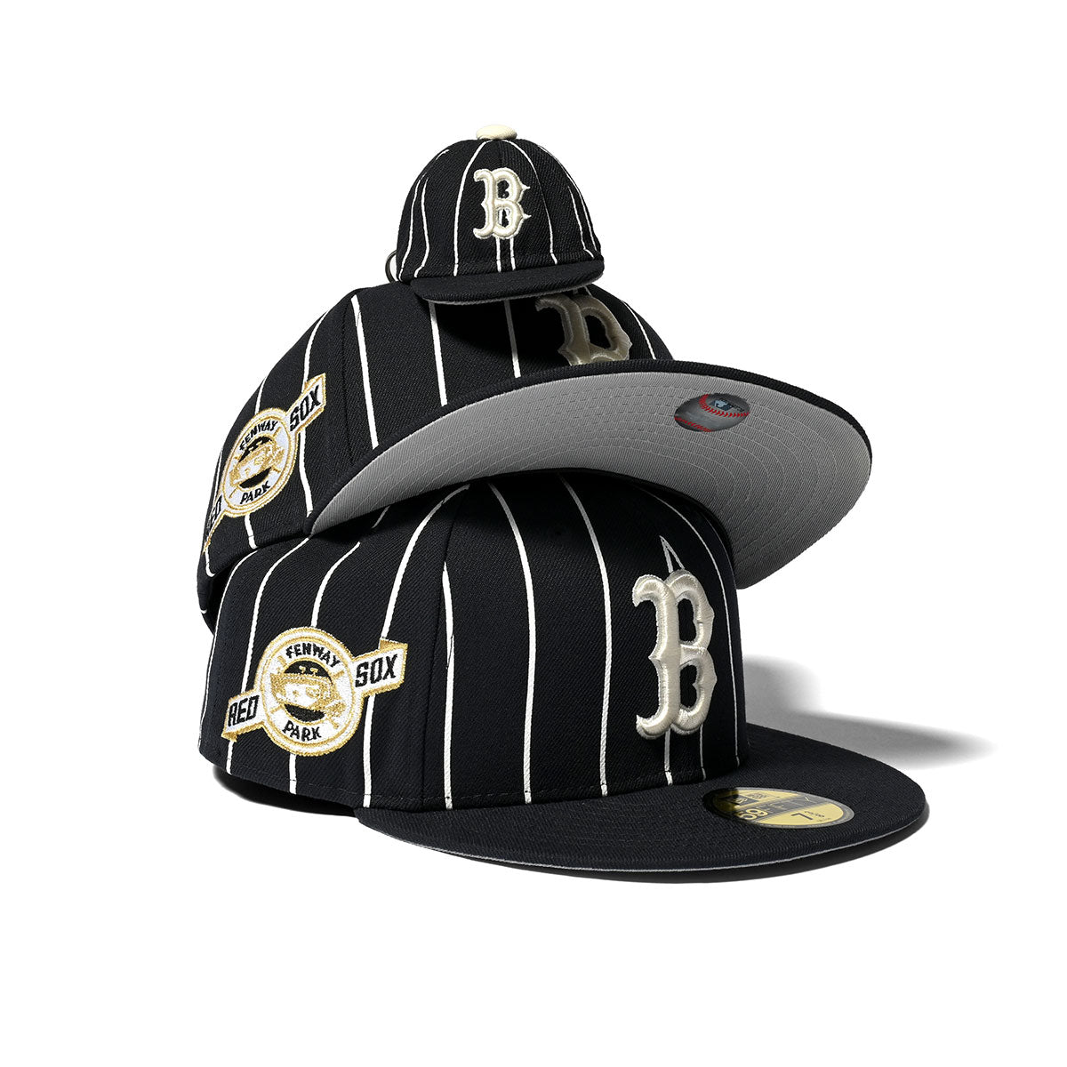 NEW ERA BOSTON RED SOX - CAP KEYHOLDER NAVY PINSTRIPE【13783821】