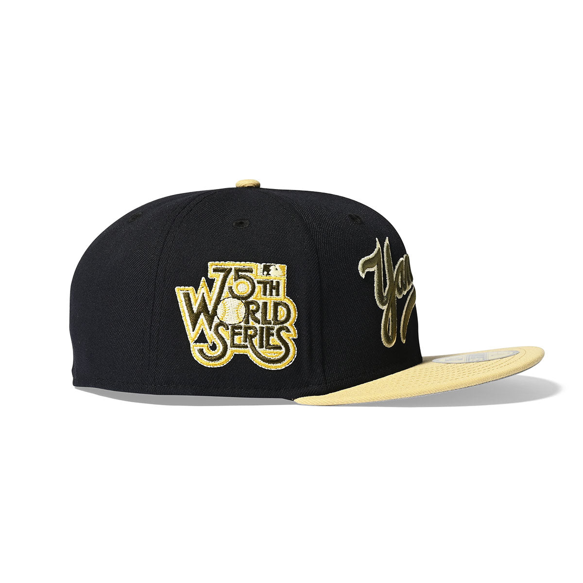 NEW ERA New York Yankees - 59FIFTY CO 75th WS NAVY/VEGAS GOLD【70747916】