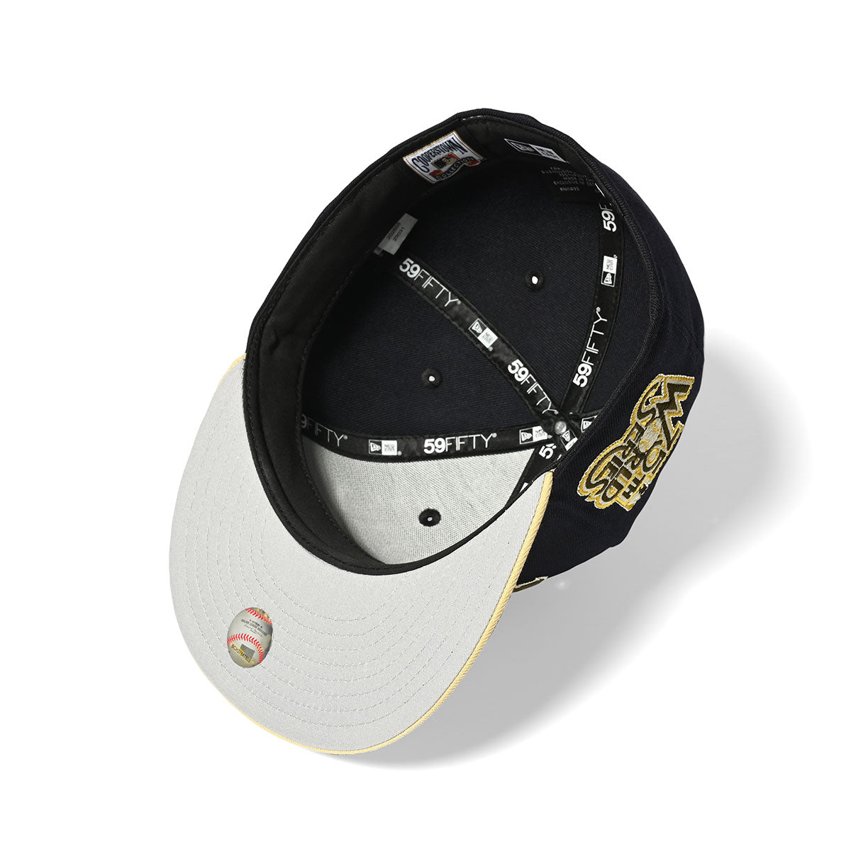 NEW ERA New York Yankees - 59FIFTY CO 75th WS NAVY/VEGAS GOLD【70747916】