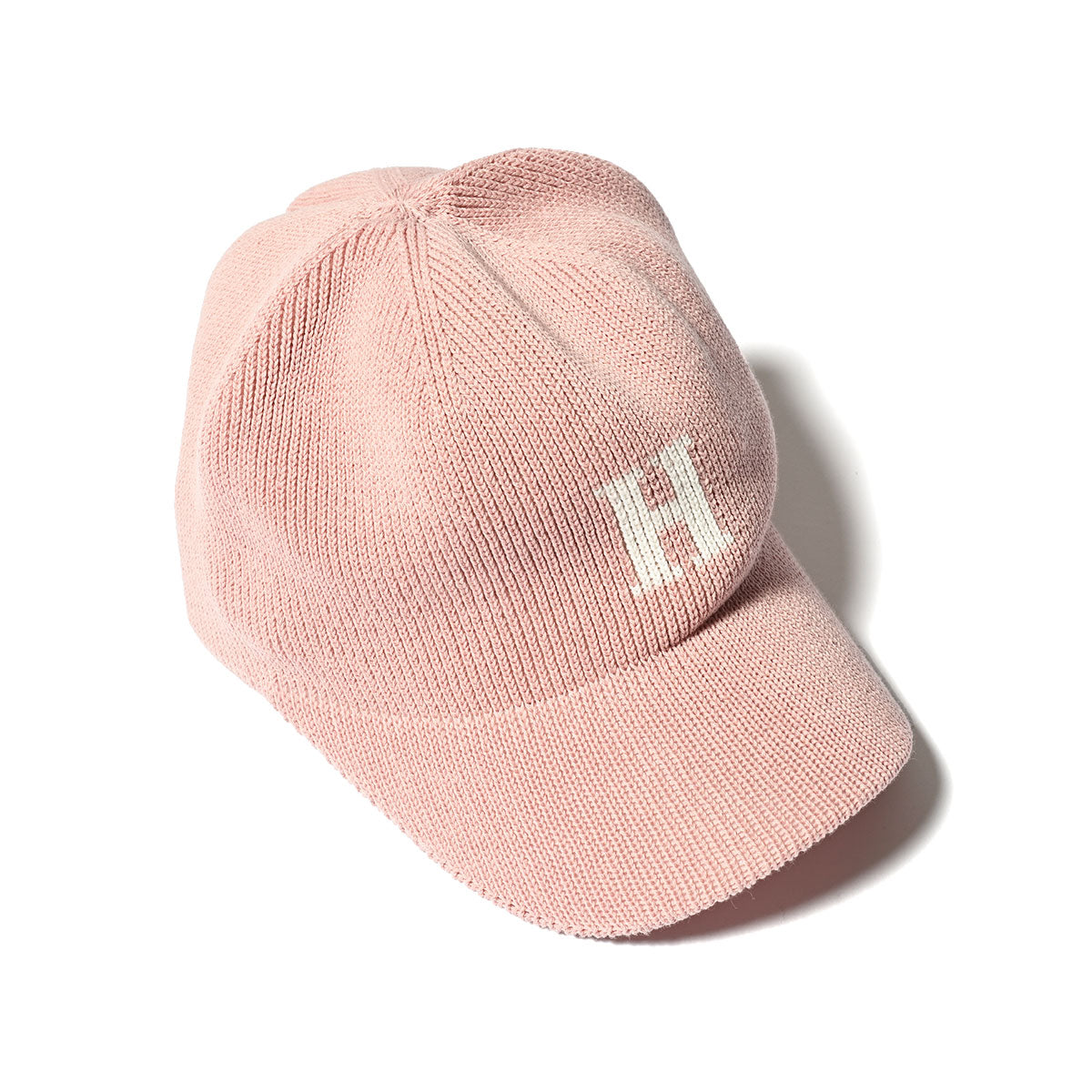 HOMEGAME - H LOGO COTTON KNIT BASEBALL CAP PINK【HG241414】