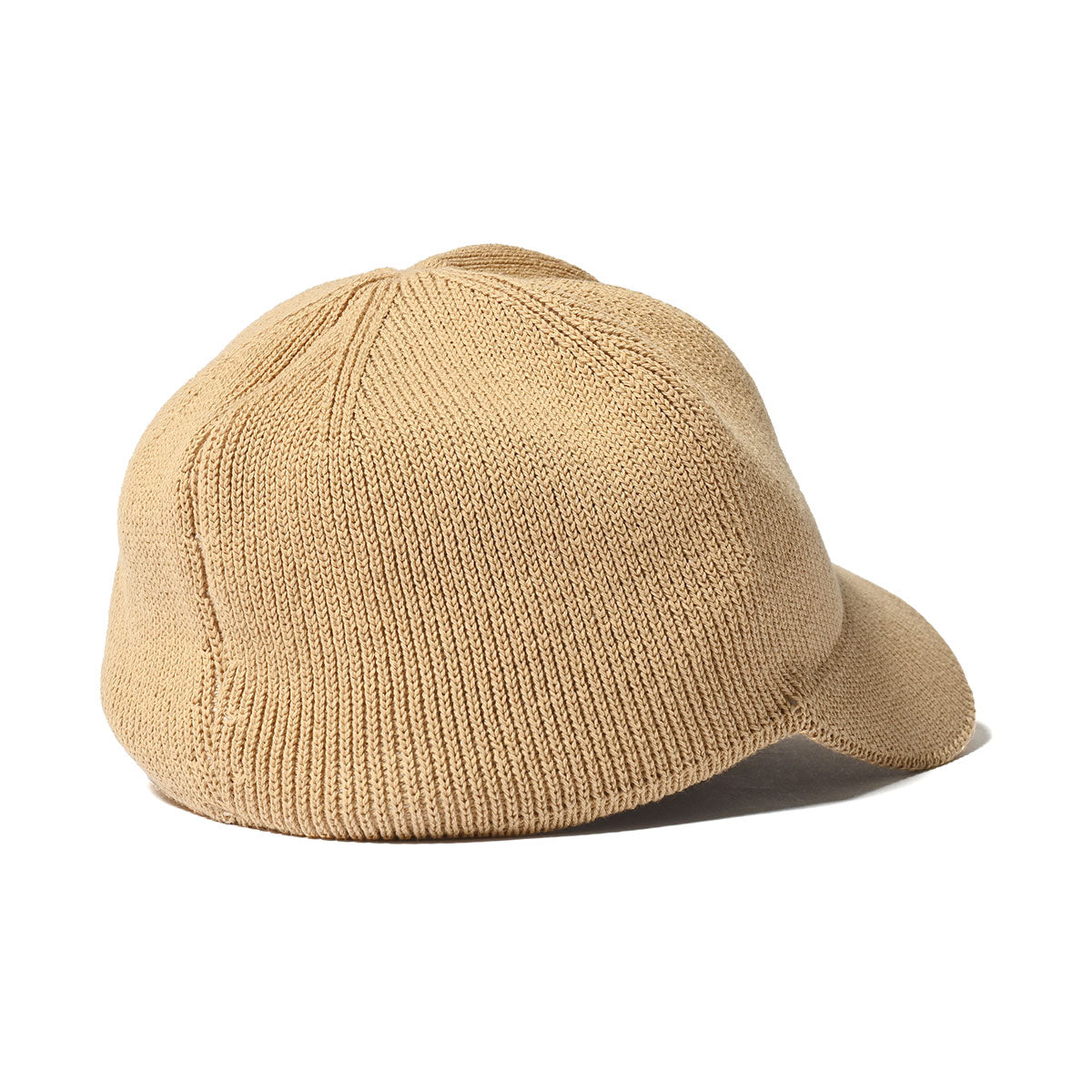 HOMEGAME - H LOGO COTTON KNIT BASEBALL CAP BEIGE【HG241414】