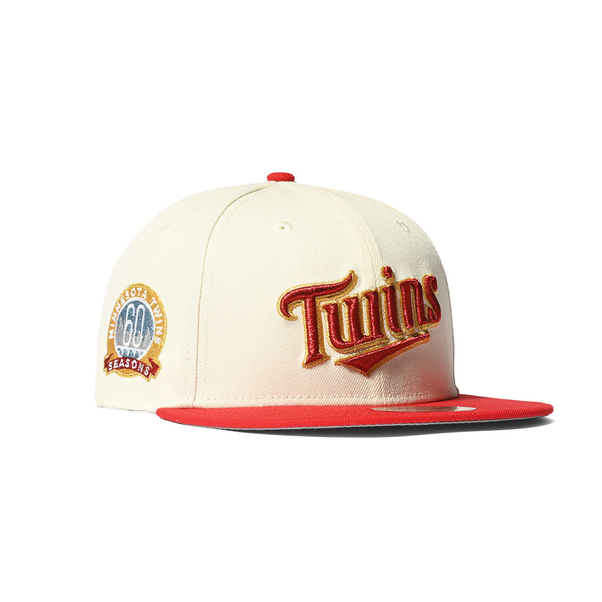 NEW ERA 明尼蘇達雙城 - 59FIFTY 60 賽季 鉻/紅色