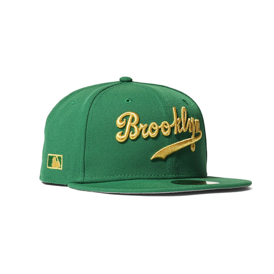 NEW ERA Brooklyn Dodgers - 59FIFTY SIDE BATTER-MAN KELLY GREEN