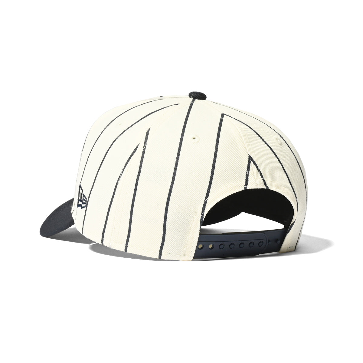 NEW ERA New York Yankees - 9FORTY A-Frame CHROME × NAVY PINSTRIPE【14344781】