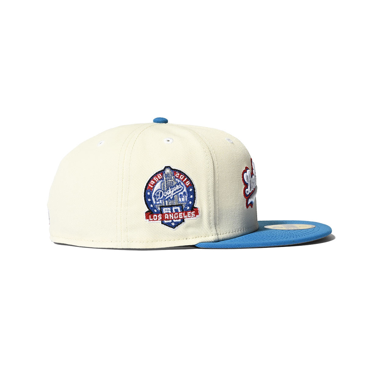 NEW ERA Los Angeles Dodgers - 59FIFTY CO 60TH ANV CHROME/RAINSTORM BL【70862583】