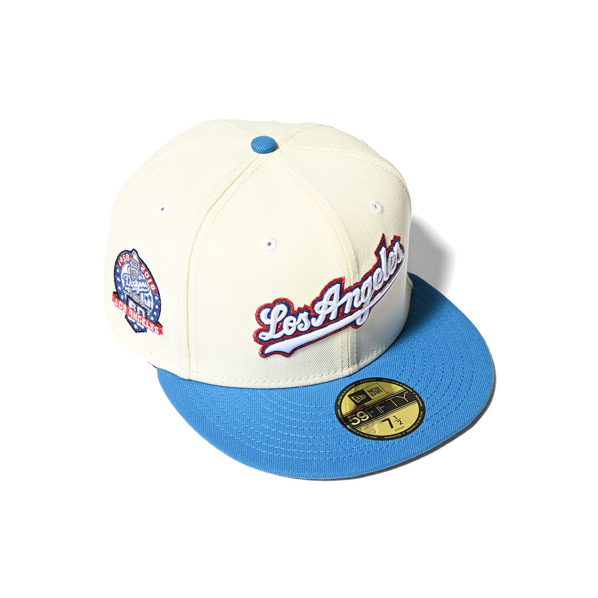 NEW ERA Los Angeles Dodgers - 59FIFTY CO 60TH ANV CHROME/RAINSTORM BL【70862583】