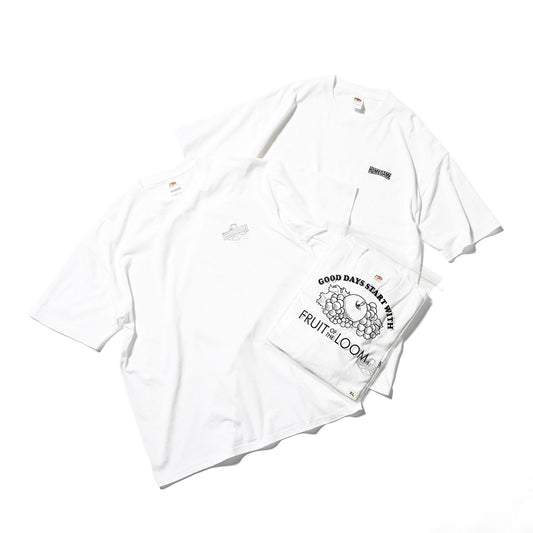 HOMEGAME × FRUIT OF THE LOOM 2 PACK TEE【HG240105】