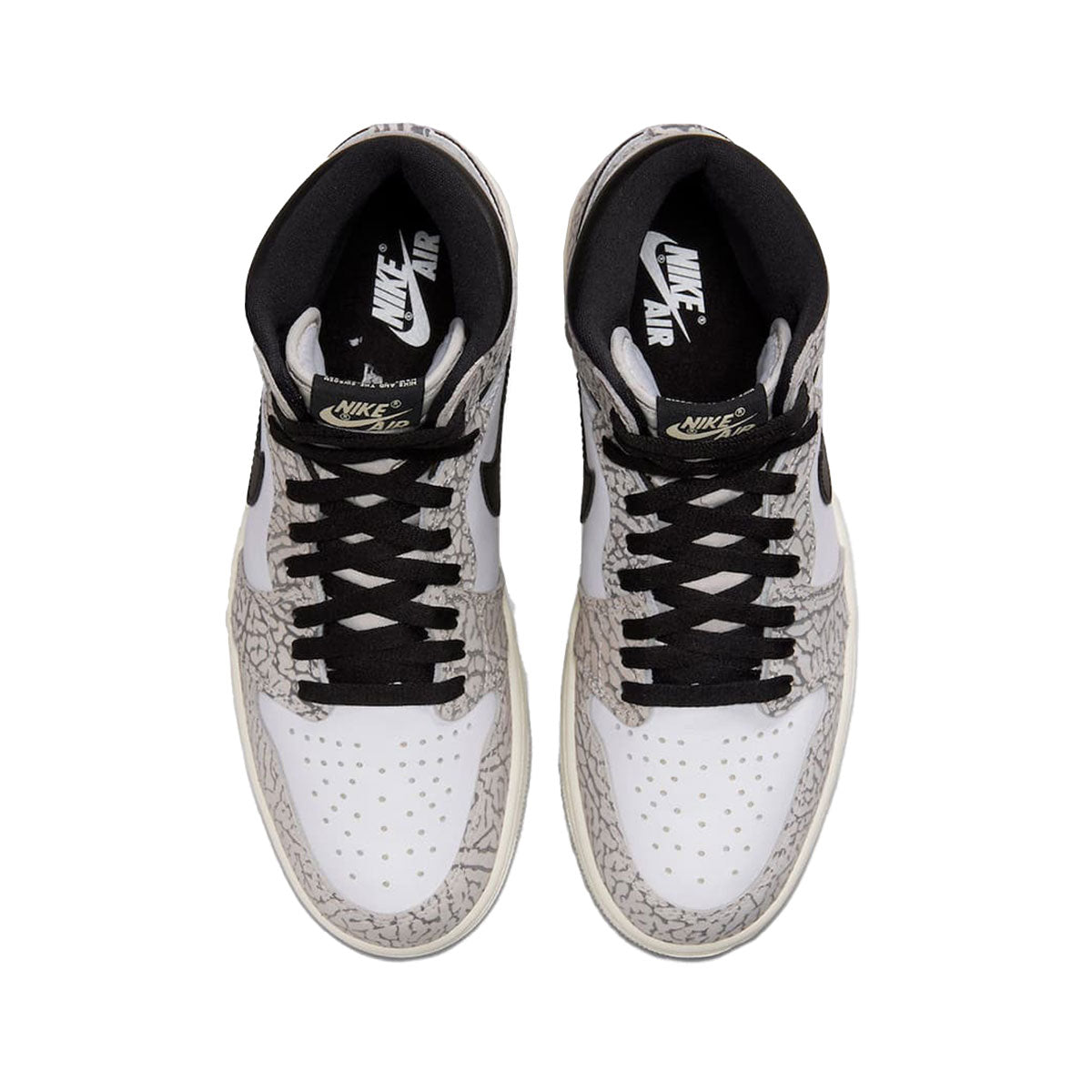 NIKE AIR JORDAN 1 RETRO HI OG (TECH GREY/MUSLIN-BLACK-WHITE) ナイキ エア ジョーダン 1 レトロ ハイ OG " テック グレー / モスリン - ブラック - ホワイト " 【DZ5485-052】
