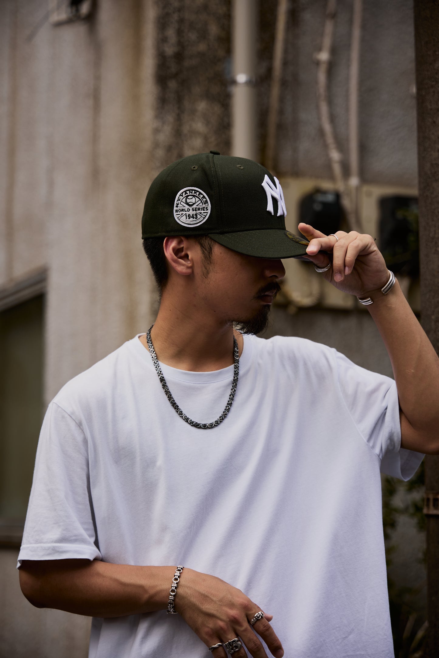 NEW ERA New York Yankees - WS 1943 59FIFTY DARK SEA WEED【70782908】