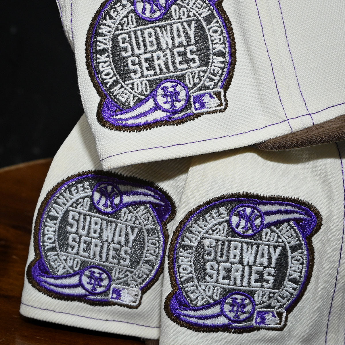 NEW ERA New York Yankees - 59Fifty 2000 Subway Series Chrome White True Purple/Walnut