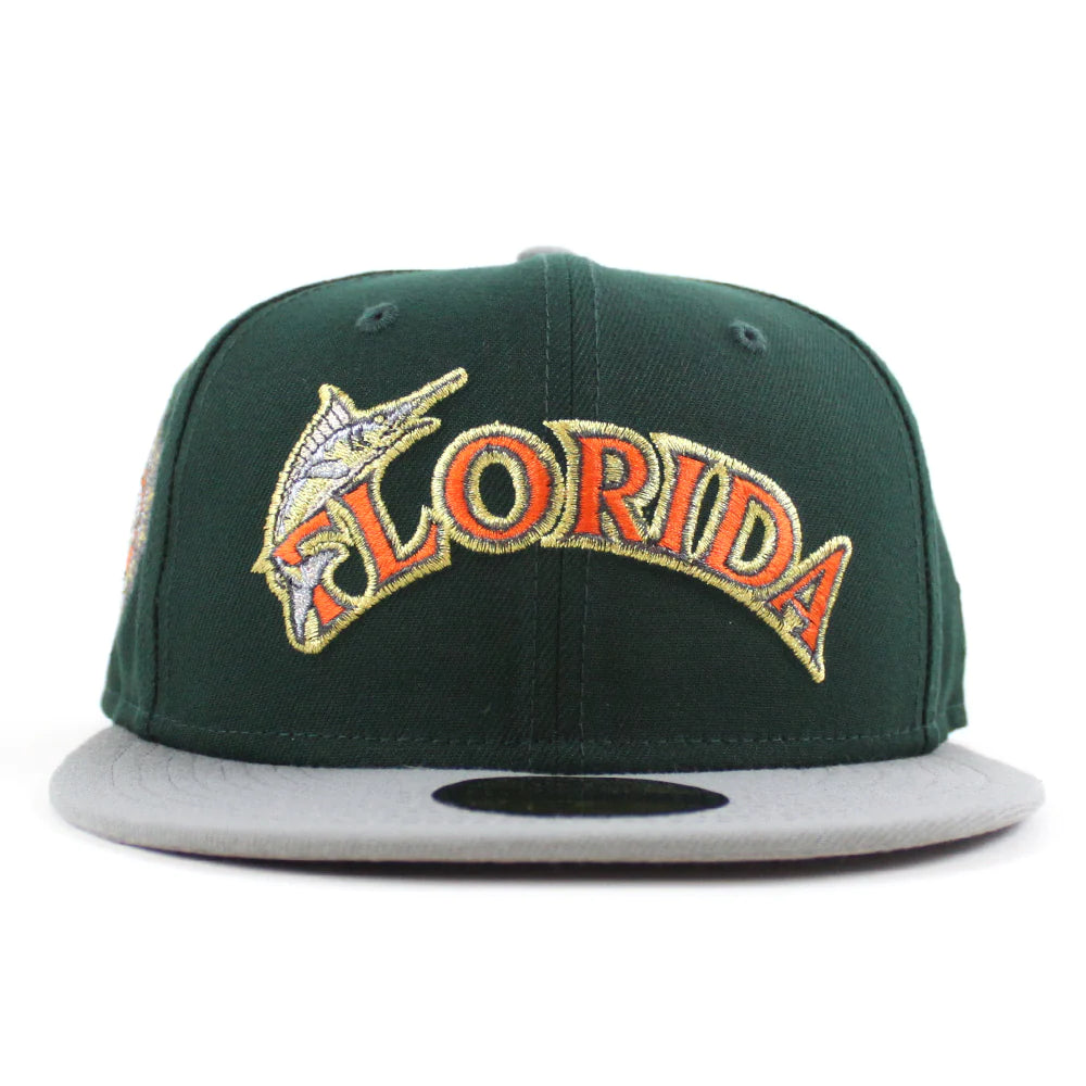 新時代佛羅裡達馬林魚 - 59FIFTY MARLINS 補丁綠色迷霧早晨