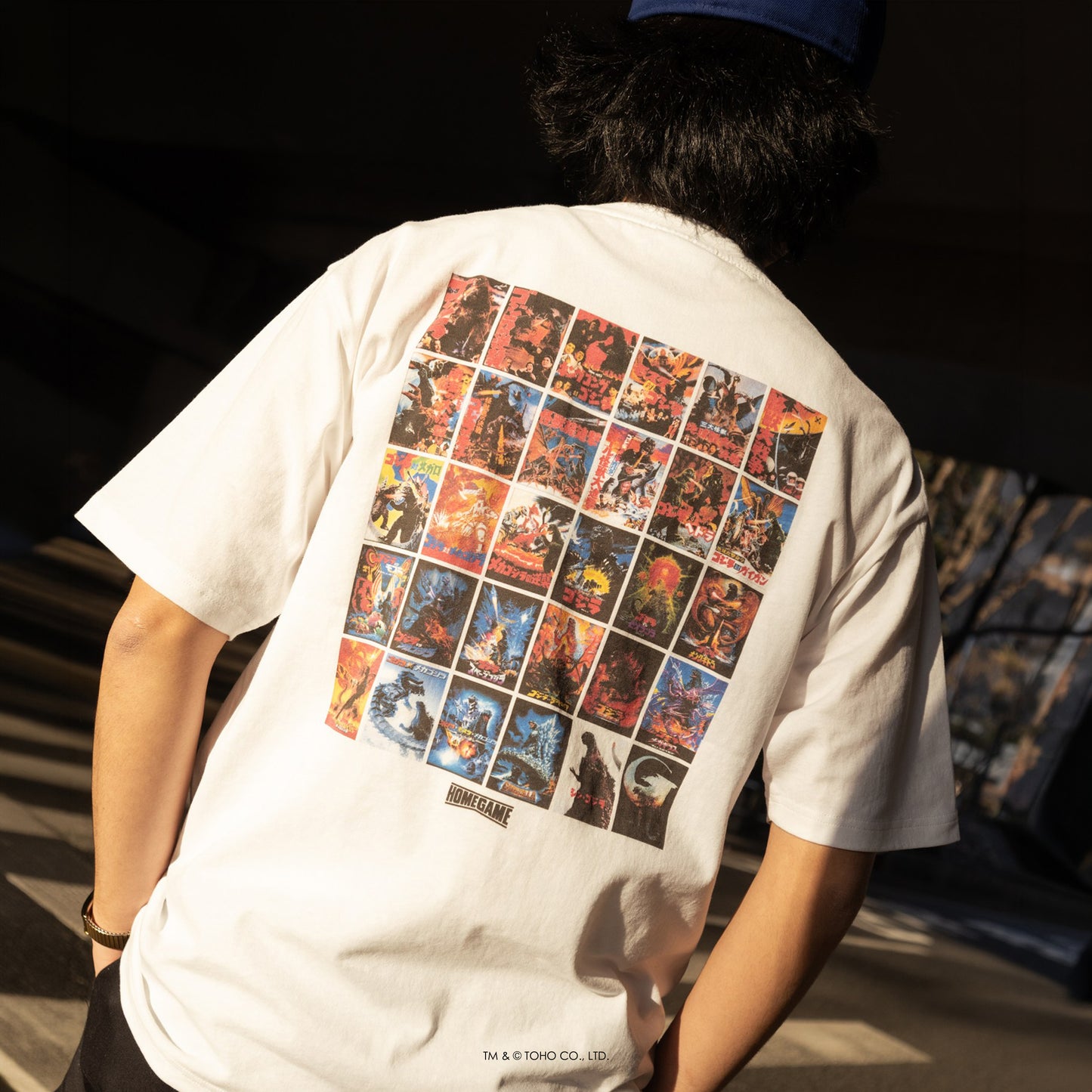 【受注販売:6月下旬頃より順次発送】GODZILLA | HOMEGAME ARCHIVE POSTER TEE【HG260104】