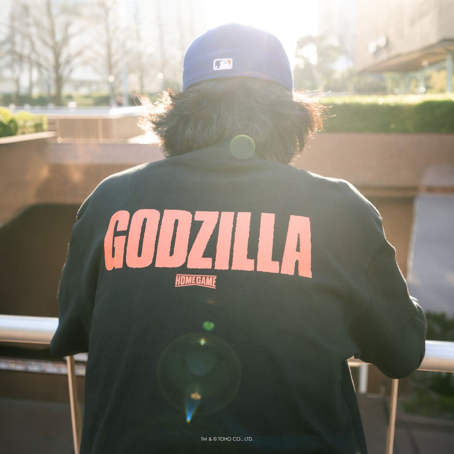 【受注販売:6月下旬頃より順次発送】GODZILLA | HOMEGAME BURNING GODZILLA TEE【HG260105】
