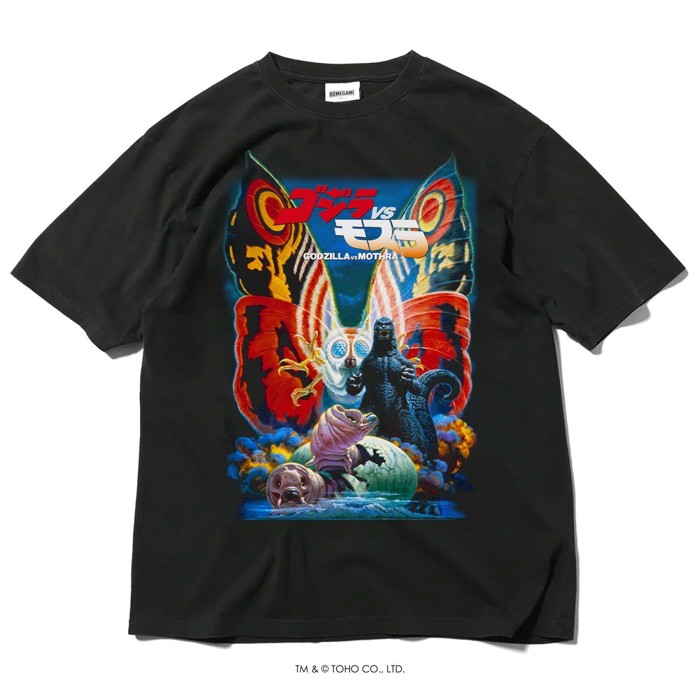 【受注予約:12月下旬頃より順次発送】ゴジラ | HOMEGAME 1992 ゴジラVSモスラ TEE
