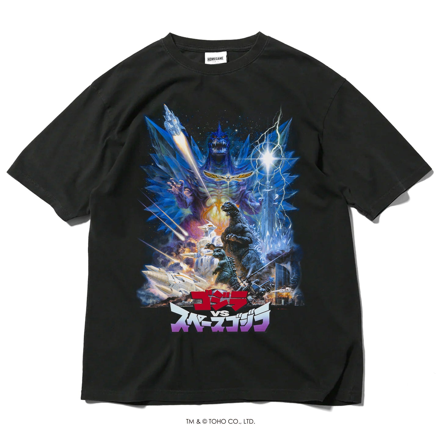 【受注予約:12月下旬頃より順次発送】ゴジラ | HOMEGAME 1994 ゴジラVSスペースゴジラ TEE