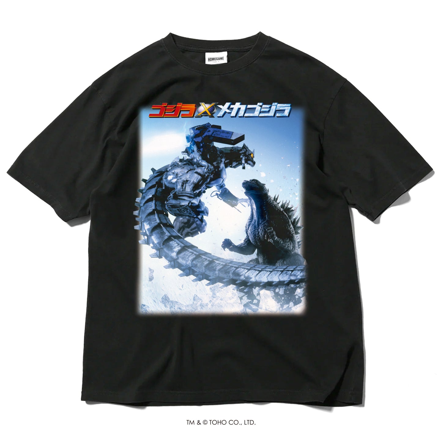 【受注予約:12月下旬頃より順次発送】ゴジラ | HOMEGAME 2002 ゴジラ×メカゴジラ TEE