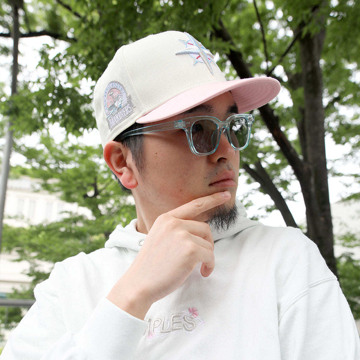 NEW ERA Seattle Mariners - 30th ANV 59FIFTY CHROME/PINK【70756783】