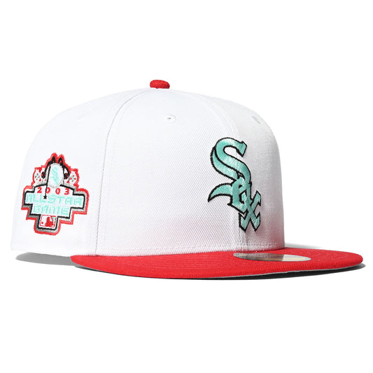 NEW ERA Chicago White Sox - ALL STAR GAME 2003 59FIFTY WHITE/RADRED【70760419】