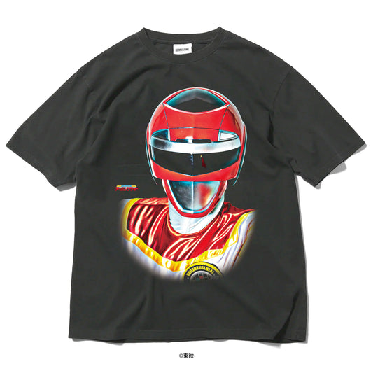 【受注予約:12月下旬頃に発送】スーパー戦隊 x HOMEGAME - 1989 レッドターボ TEE 【HG250160】
