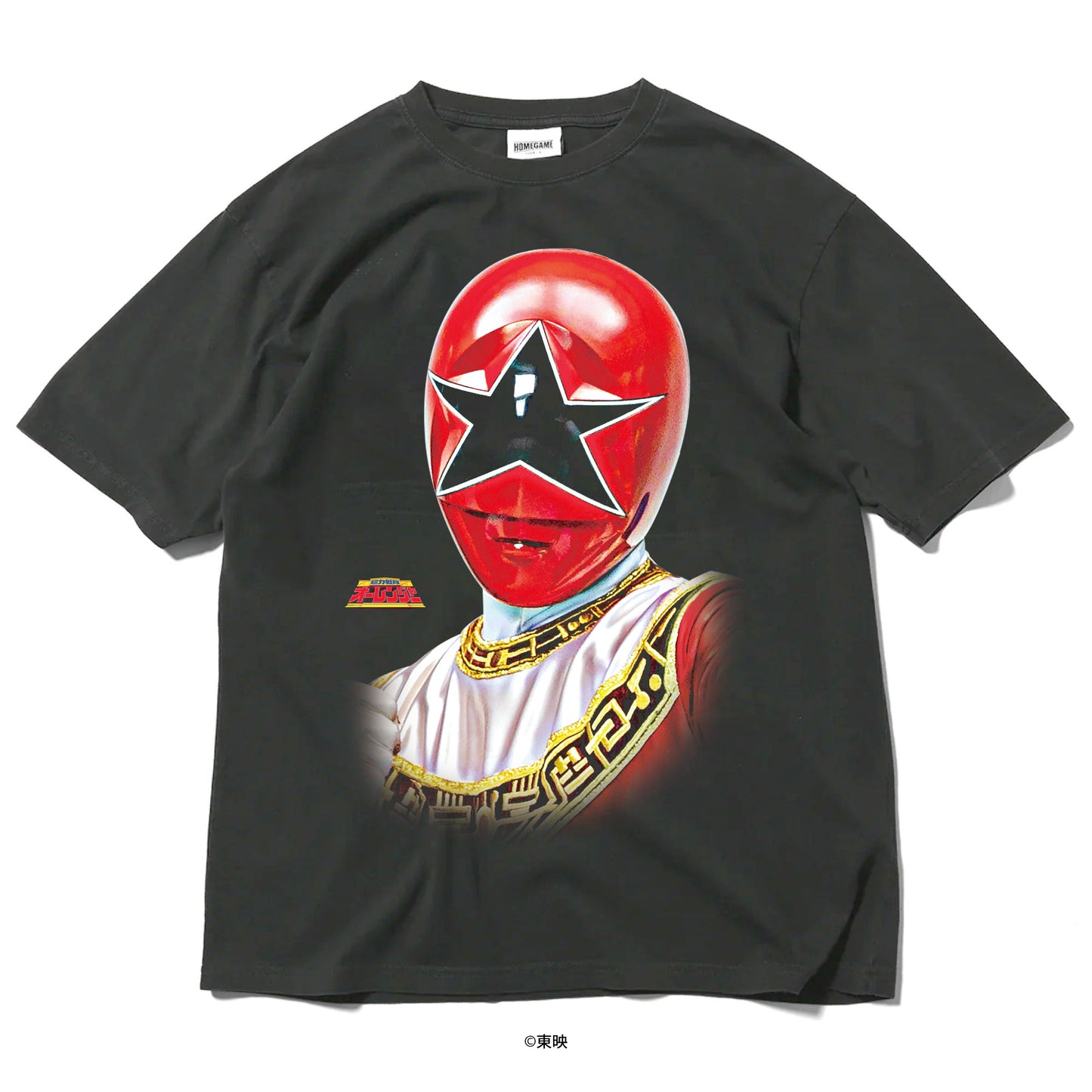 【受注予約:12月下旬頃に発送】スーパー戦隊 x HOMEGAME - 1995 オーレッド TEE 【HG250166】