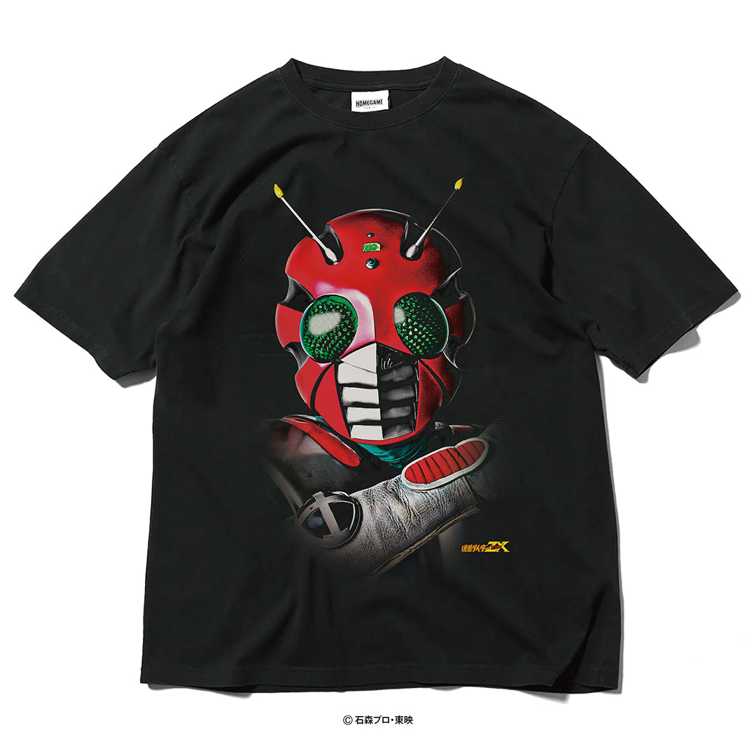 未開封 東映太秦映画村 仮面ライダー 侍戦隊シンケンジャー コラボ Tシャツ 受注販売：7月中旬頃より順次発送】仮面ライダー x HOMEGAME 仮面