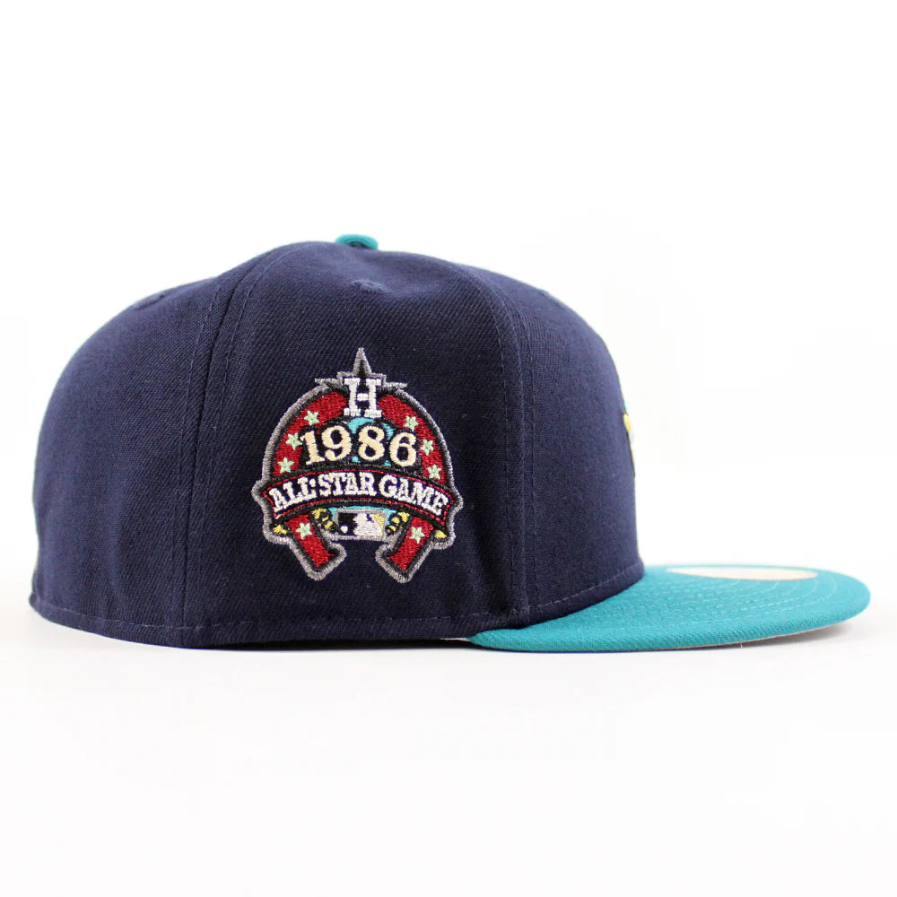 NEW ERA Houston Astros - 59FIFTY 1986 ALL STAR GAME NAVY AQUA