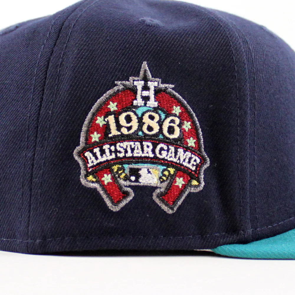 NEW ERA Houston Astros - 59FIFTY 1986 ALL STAR GAME NAVY AQUA